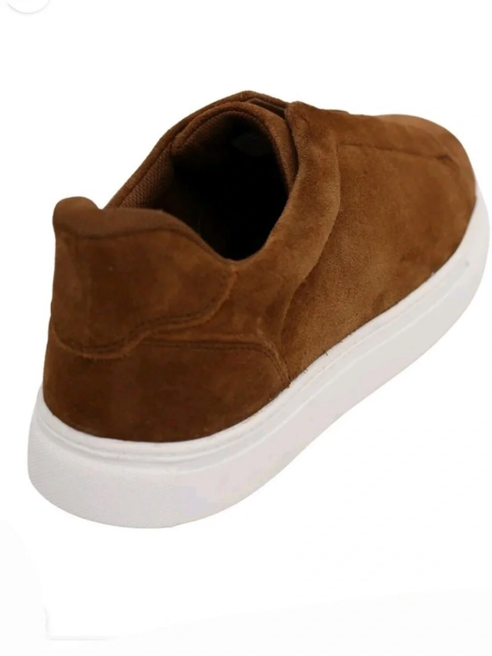 NWT! George Men's Gore Slip On Shoes Cognac Brown Size 11 Genuine Leather No Box